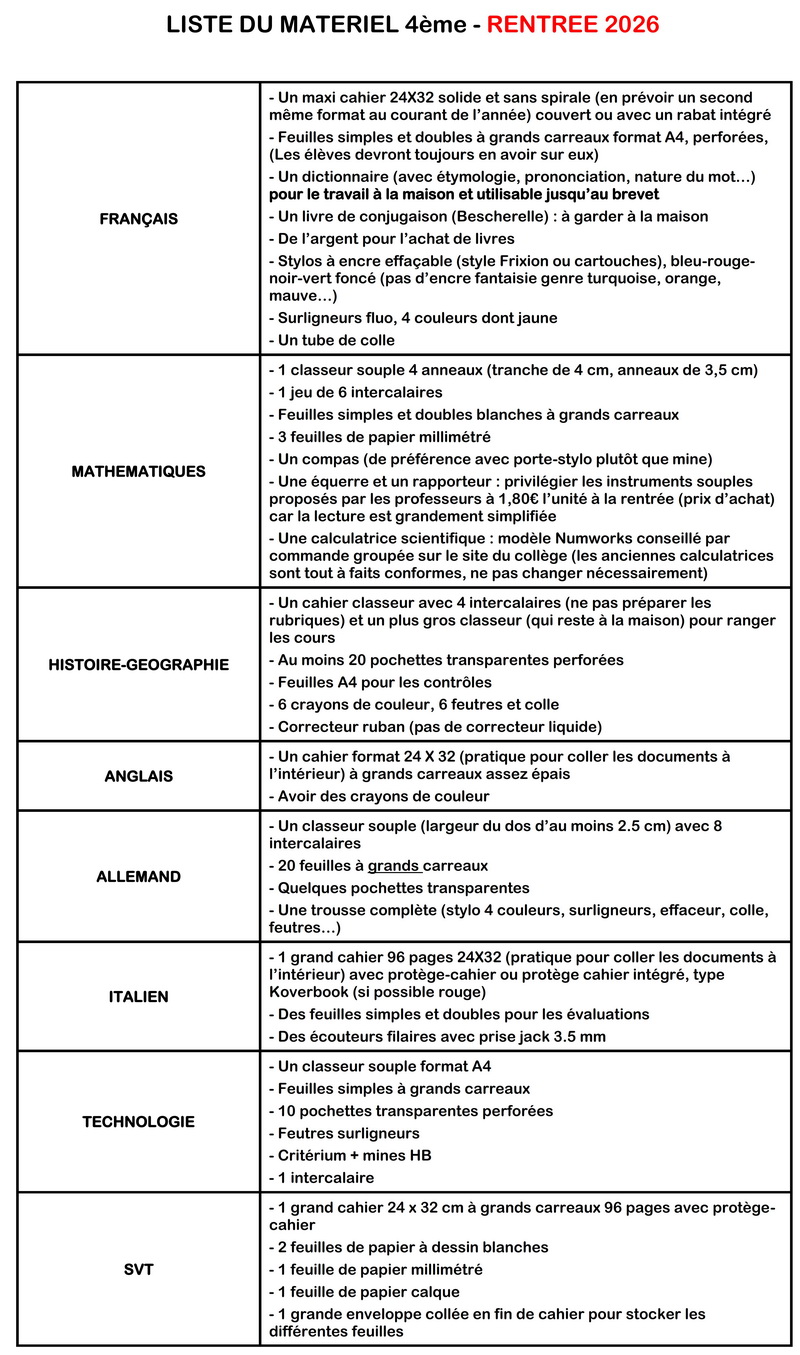 listemateriel 4ème 2026 001 redimensionner