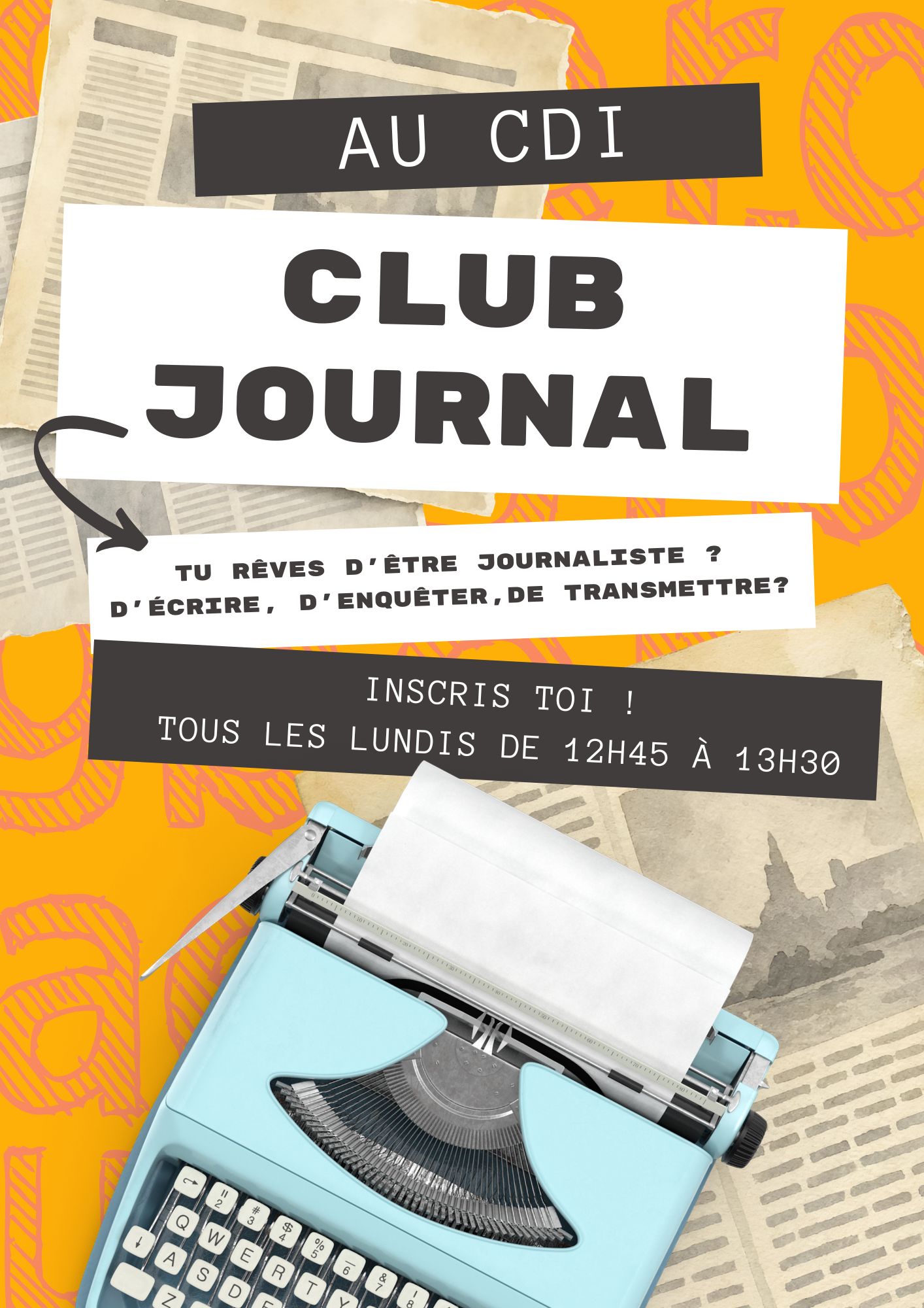 Affiche club journal